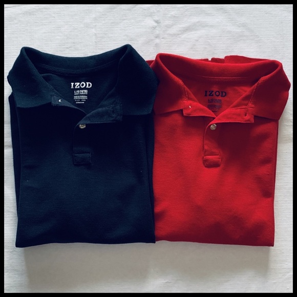 Izod Other - IZOD Boys Polo Uniform Bundle of 2 Lg. 14/16